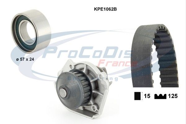 PROCODIS FRANCE Водяной насос + комплект зубчатого ремня KPE1062B